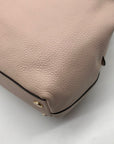 Michael Kors Raven Soft Pink Pebbled Leather Shoulder Tote