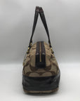 Coach Tan Signature Canvas Shoulder Bag