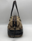 Coach Tan Signature Canvas Shoulder Bag