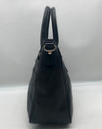 Kate Spade Black Pebbled Leather Primrose Hill Goldie Satchel Bag