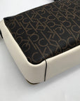 Calvin Klein Multicolor Faux Leather Signature Flap Millie Shoulder Bag