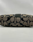 Coach Signature Stripe Fold over Tote Bag F23304