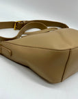 MMS Brown Leather Crossbody Bag