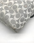 Coach Grey Signature Monogram Jacquard Penelope Lunch Tote F14693
