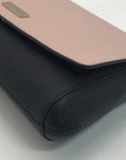 Kate Spade Laurel Way Black & Blush Pink Saffiano Leather Greer Shoulder Bag