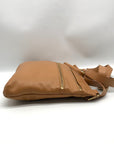 Hobo Caramel Double Zip Crossbody Bag