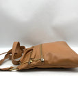 Hobo Caramel Double Zip Crossbody Bag