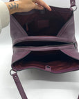 Coach Purple Leather Kristy Shoulder Bag C6231