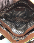 Tignanello Yellow Leather Perfect Pocket Tote Bag