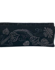 St. John Black Rhinestone Embellished Evening Clutch