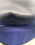 Cole Haan Grand Series Black Pebbled Leather Wallet Crossbody