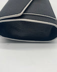 Cole Haan Grand Series Black Pebbled Leather Wallet Crossbody