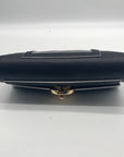 Cole Haan Grand Series Black Pebbled Leather Wallet Crossbody