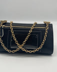 Cole Haan Grand Series Black Pebbled Leather Wallet Crossbody