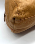 American Leather CO. Tan Lenox Triple Entry Satchel Bag