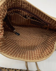 Brighton Barbados Zinc Pearl Pebbled Leather Hobo Bag