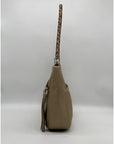 Brighton Barbados Zinc Pearl Pebbled Leather Hobo Bag