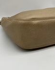 Brighton Barbados Zinc Pearl Pebbled Leather Hobo Bag
