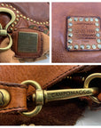 Campomaggi Flora Tan Leather Shoulder Bag
