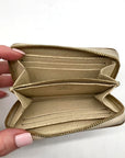 Louis Vuitton Damier Azur Zippy Coated Canvas Coin Wallet Interior