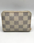 Louis Vuitton Damier Azur Zippy Coated Canvas Coin Wallet Back