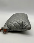 MZ Wallace Metallic Silver Metro Pouch