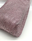 I.N.C. International Concepts Pink Mesh Scrunch Shoulder Bafg