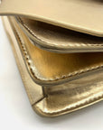 On 34th Soft Gold Rosemari Geometric Crossbody Clutch
