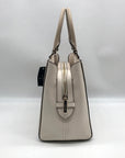Kate Spade Light Sand Pebbled Leather Leila Convertible Satchel