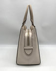 Kate Spade Light Sand Pebbled Leather Leila Convertible Satchel