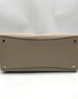 Kate Spade Light Sand Pebbled Leather Leila Convertible Satchel
