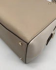 Kate Spade Light Sand Pebbled Leather Leila Convertible Satchel