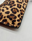 I.n.c. International Concepts Leo/Black Fabric Ashlii Phone Wristlet Crossbody