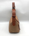 Dooney & Bourke Sandy & Honey Trim Small Stretch Slouch