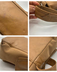 Fossil Brown Leather Multi-Pocket Work Shoulder Bag