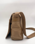 Fossil Brown Leather Multi-Pocket Work Shoulder Bag