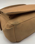 Fossil Brown Leather Multi-Pocket Work Shoulder Bag