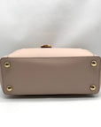 Michael Kors Soft Pink Leather Charlotte East West Top Zip Tote bag