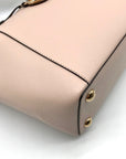 Michael Kors Soft Pink Leather Charlotte East West Top Zip Tote bag