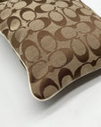 Coach Brown Canvas Fabric Crossbody Bag 40688