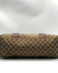 Gucci GG Khaki Signature Canvas Libeccio Tote Bag