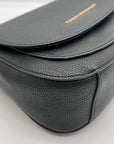 Tommy Hilfiger Black Saddle Crossbody Bag