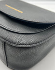 Tommy Hilfiger Black Saddle Crossbody Bag