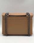 Kurt Geiger Camel Brown London Quilted Leather Shoulder Bag