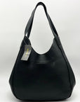 Style & Co Black Soft Whipstitch 4-Poster Tote Bag