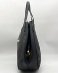 Style & Co Black Soft Whipstitch 4-Poster Tote Bag