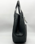 Style & Co Black Soft Whipstitch 4-Poster Tote Bag