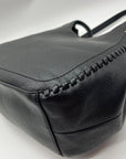 Style & Co Black Soft Whipstitch 4-Poster Tote Bag