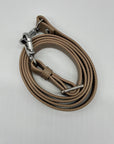 Mancini Brown Leather Crossbody Bag