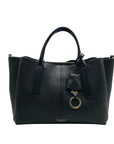 Radley London Black Pebbled Leather Medium Hillgate Place Grab Satchel Bag